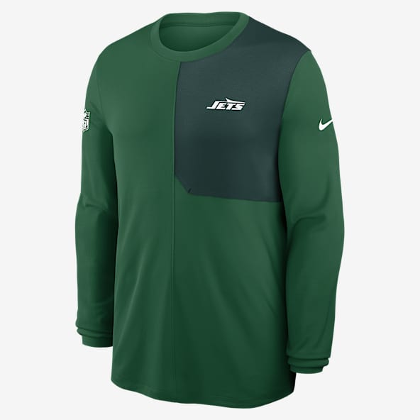 New York Jets Sideline Coach Men's Nike Dri-FIT NFL Long-Sleeve Top
