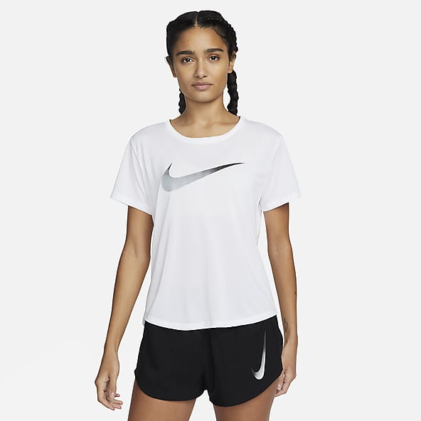 Damen Weiß Oberteile T-Shirts. Nike