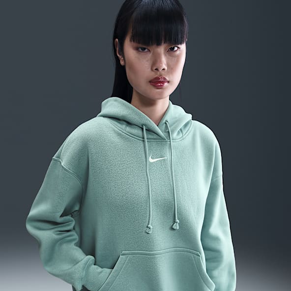 Nike Sportswear Phoenix Fleece Ekstra stor hettegenser til dame