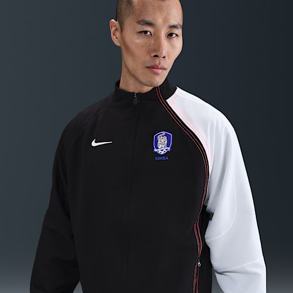 대한민국 2004 토탈 90 레트로 남성 나이키 축구 레플리카 트랙 재킷