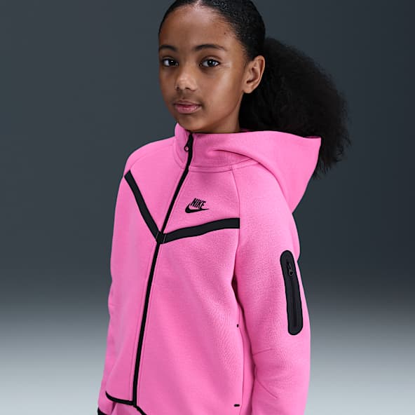 Nike Sportswear Tech Fleece Sudadera con gorro de cierre completo para niña