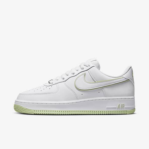 low top white nike air force ones