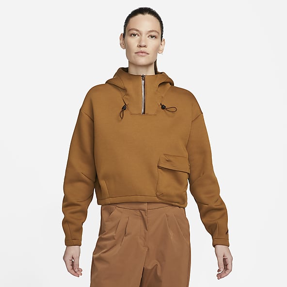 Felpa nike donna marroni outlet