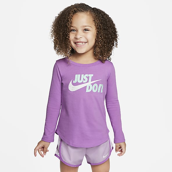 More Mile Junior Running Top Purple Long Sleeve Sports T-Shirt Girls Ages 7-16 