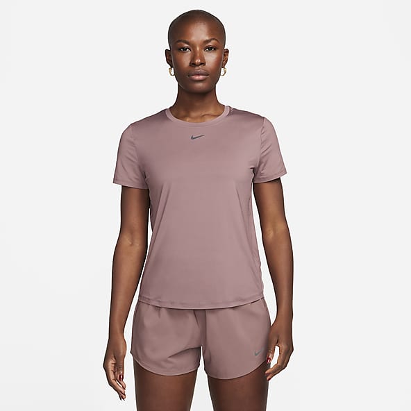 Nike One Dri-FIT Logo Women's Training T-Shirt - Rush Fuchsia