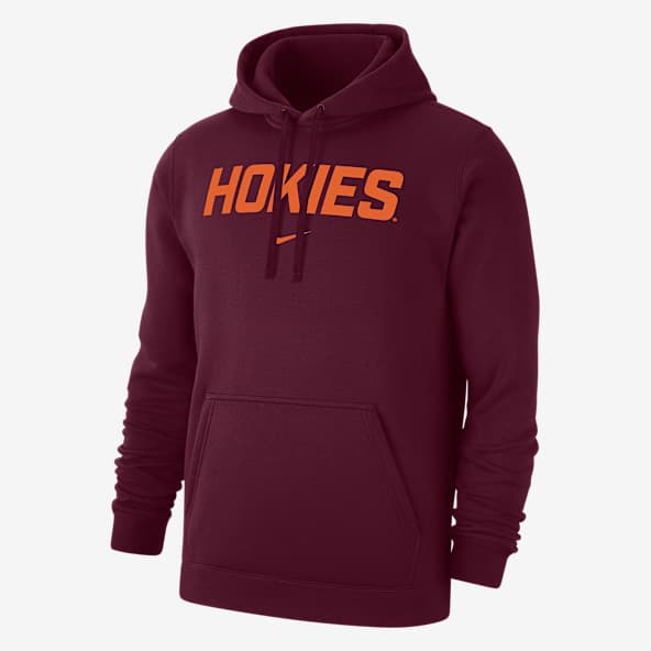 Virginia Tech Club Fleece Men's Nike College Pullover Hoodie