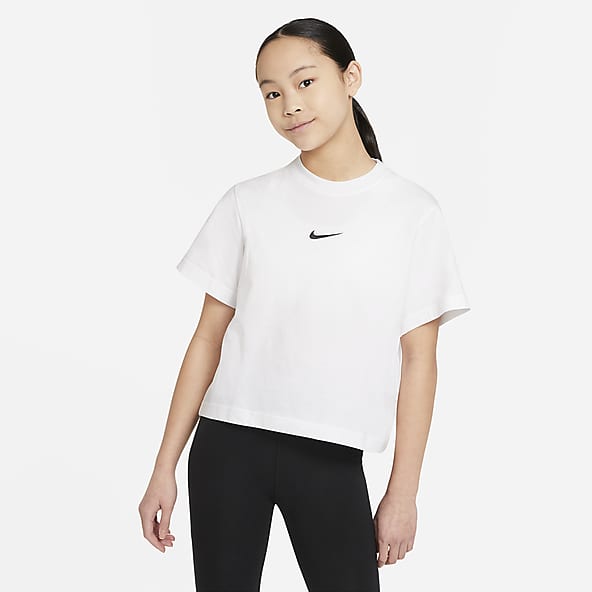Nike Older Girls Swoosh Tank Top - White