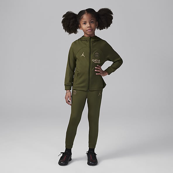 Kids Girls Jogging Suit Grey & Neon Pink Designer's Tracksuit Zipped Top  Bottom