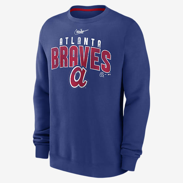 Nike Baseball (MLB Atlanta Braves) Men's 3/4-Sleeve Pullover Hoodie