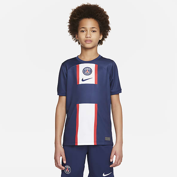 tallas para niños de 2 a 14 años Camiseta de fútbol para niños con calcetines y pantalones cortos AMD SPORTS Paris Messi 2021-22 
