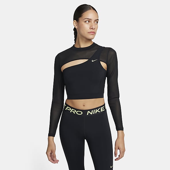 Femmes Nike Pro Maillots manches longues. Nike FR
