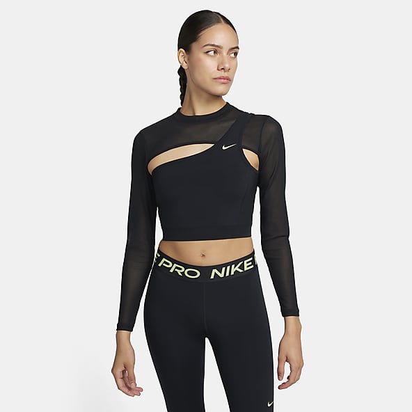 Nike crop t shirts for womens hotsell