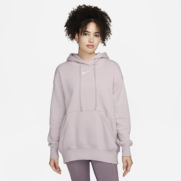 NEW Nike Women's Oversized Pullover Hoodie Sportswear Turquoise (DJ7668 482)
