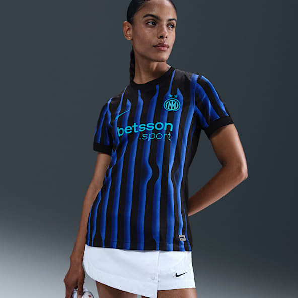 Inter Milan 2025/26 Stadyum İç Saha Nike Dri-FIT Kadın Futbol Taraftar Forması