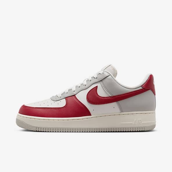 Air Force Nike Grises Con Rojo Air Force One Blancas Con Rojo - Main Image