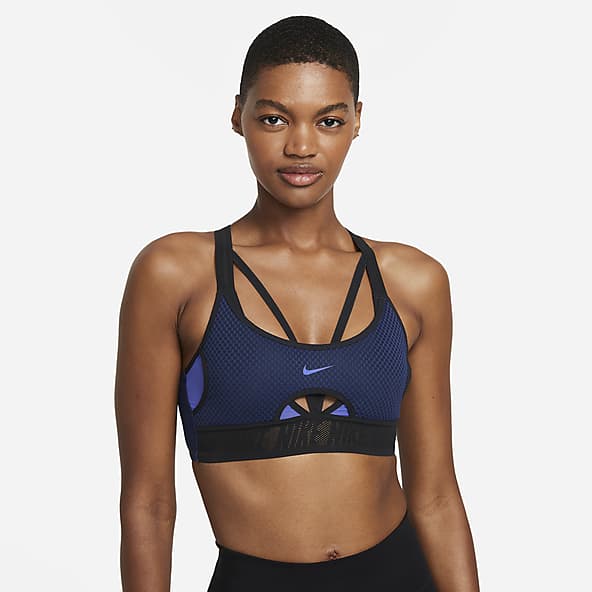 navy blue nike sports bra