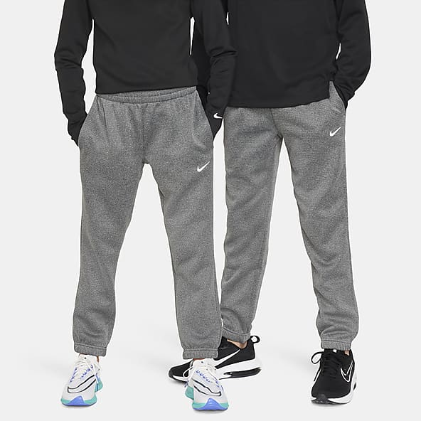 Nike Multi Big Kids' Therma-FIT Open-Hem Training Pants (Extended Size).
