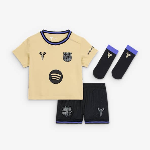 FC Barcelona 2025/26 Stadium Away Baby/Toddler Kobe Soccer Replica 3-Piece Kit