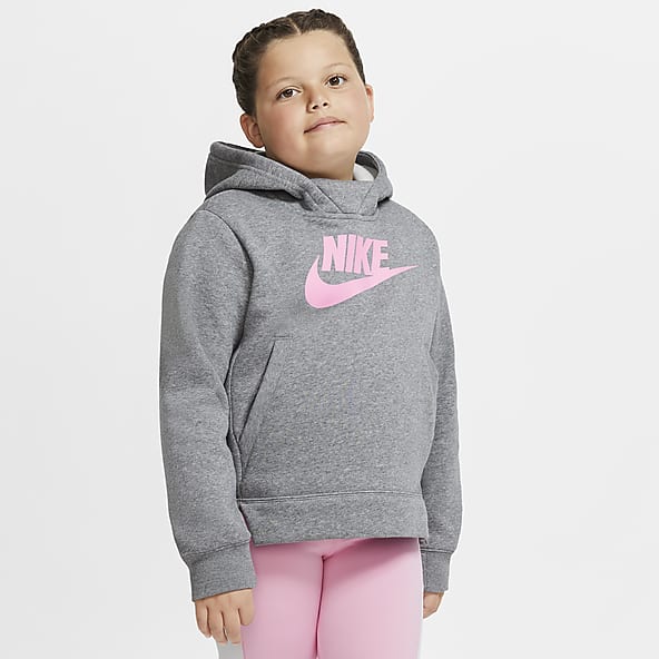 pink nike hoodie kids