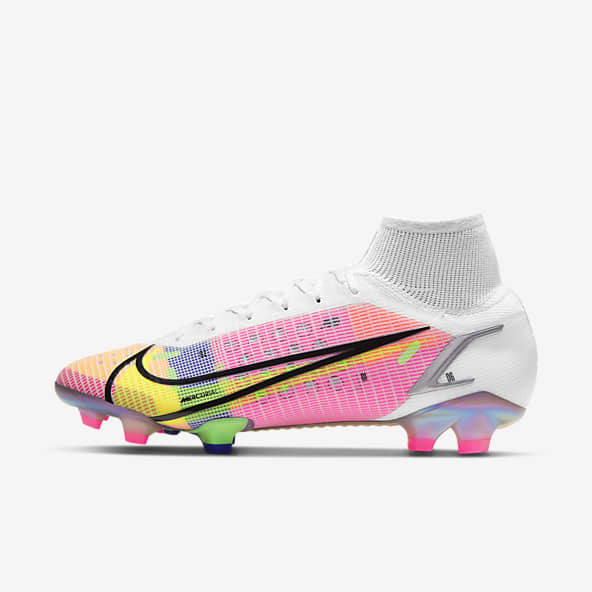 white nike soccer cleats