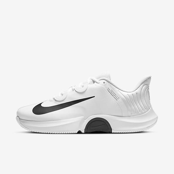 grey white nike shoes
