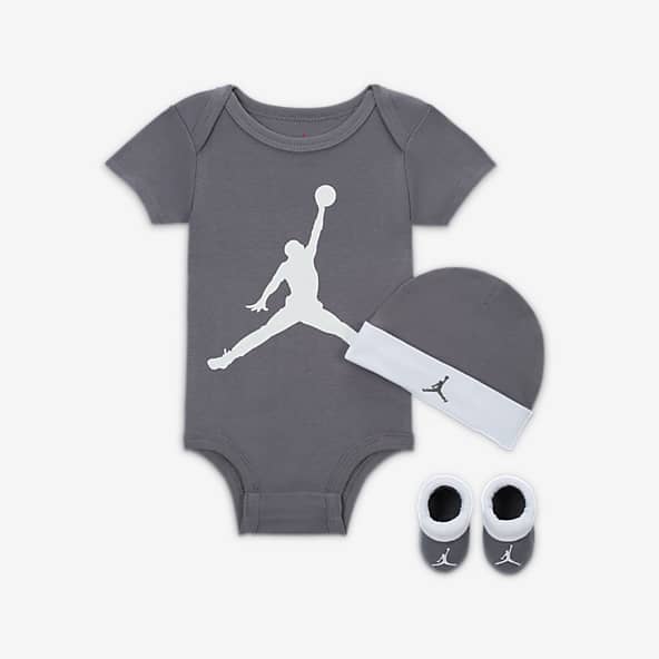 NikeJordan Jumpman Baby Bodysuit, Beanie and Booties Set