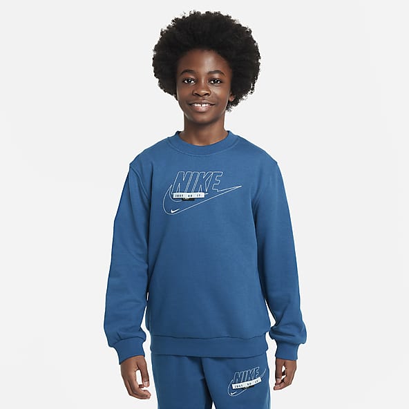 Blue Hoodies Pullovers. Nike JP