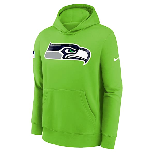 Seattle Seahawks Sideline Club Big Kids' Nike NFL Pullover Hoodie