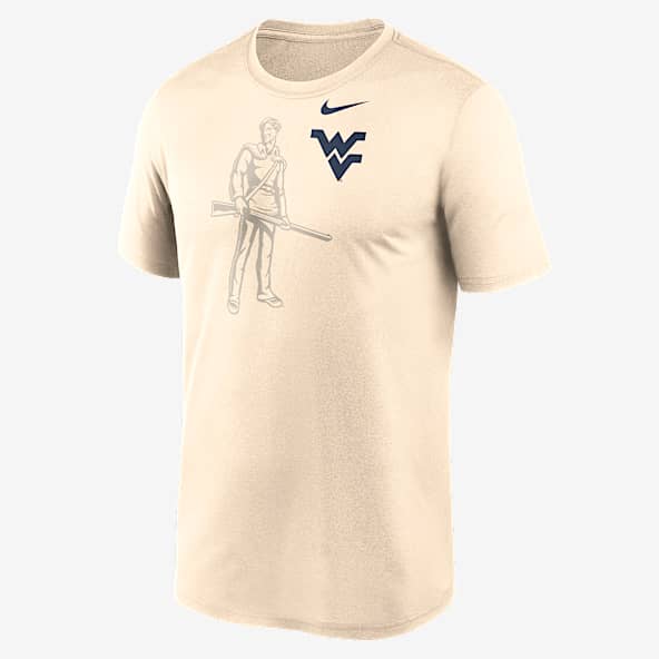 West Virginia Campus Legend Shadow Logo Men's Nike Dri-FIT College T-Shirt