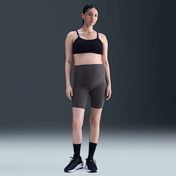 Nike (M) One Women's Dri-FIT High-Waisted 20.5cm (approx.) Biker Shorts With Pockets (Maternity)