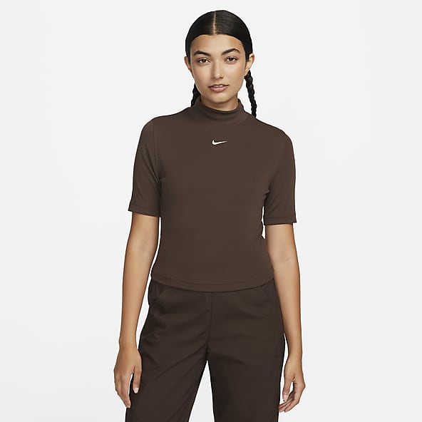 Entallado Marr n Manga corta. Nike US