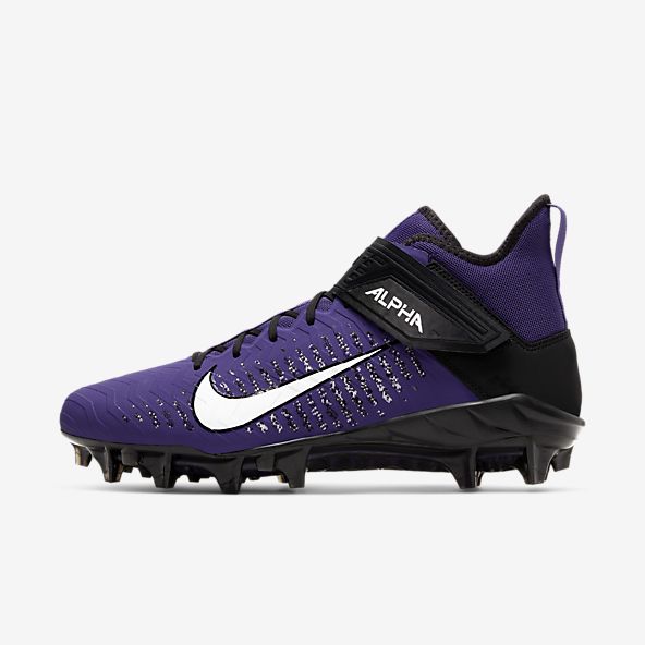 purple nike boots