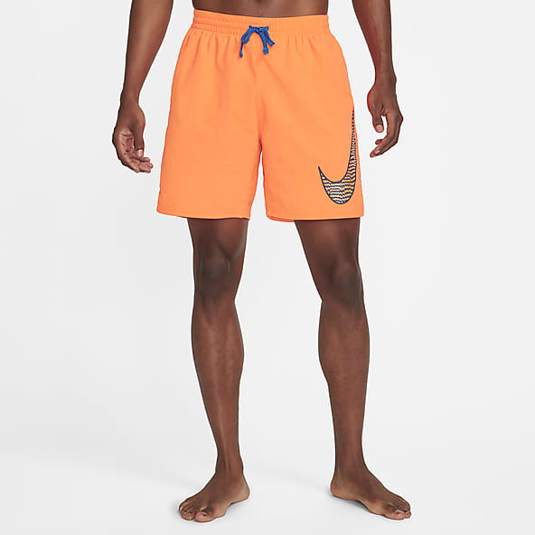 Men's Shorts University Logo Quick Dry Board Shorts Training Summer Swim Running Trunks Shorts Beachwear Bathing with Lining 