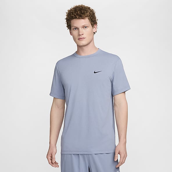 Blue nike gym top shop