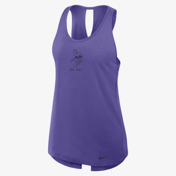 Minnesota Vikings Established Women's Nike Dri-FIT NFL Tank Top