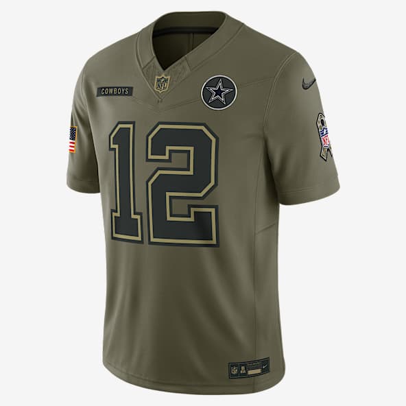Roger Staubach Dallas Cowboys Salute to Service Retired Men's Nike Dri-FIT NFL Limited Jersey