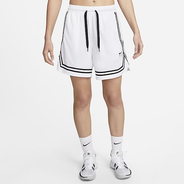 Womens White Basketball Shorts. Nike.com