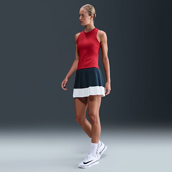 NikeCourt Ace Advantage Falda de tenis Dri-FIT plisada para mujer