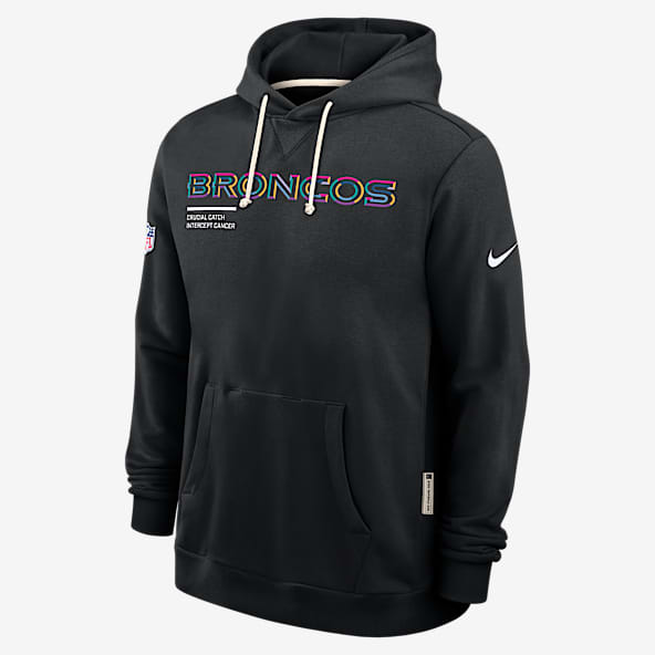 Denver Broncos Crucial Catch Sideline Men's Nike Dri-FIT NFL Pullover Hoodie