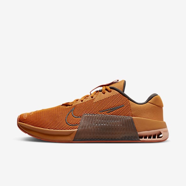 Stylish Orange Leather Sport Shoe for Men