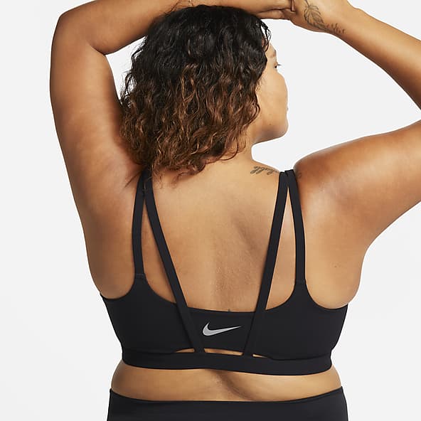 Nike Yoga Favourites light support sports bra in black