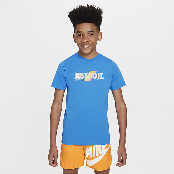 Nike KIDS Fleeced-Cotton Shorts and Crew-Neck T-shirt Set boys