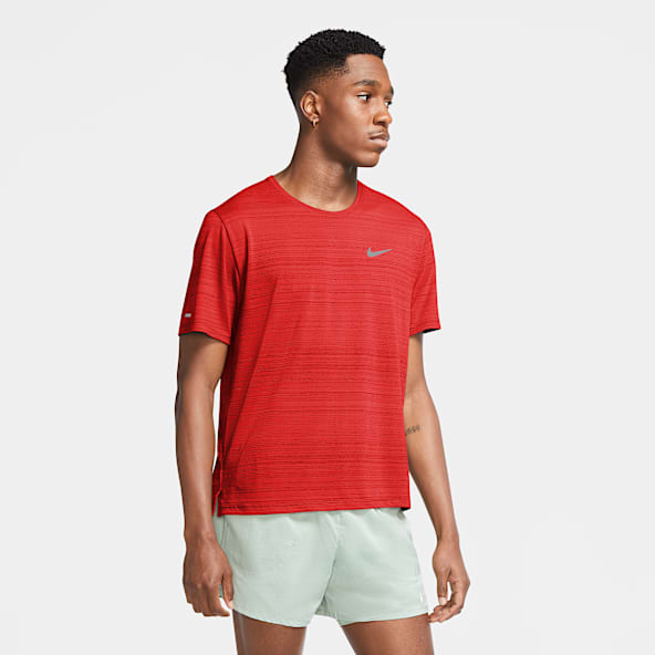 nike running top red