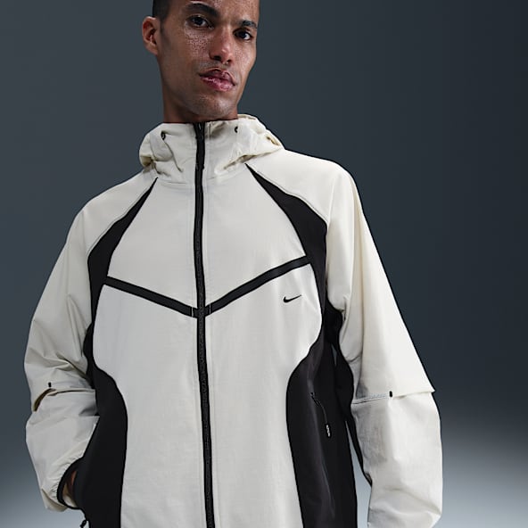 Nike Tech Men's Dri-FIT Woven Colour-Block Windrunner Oversized Jacket