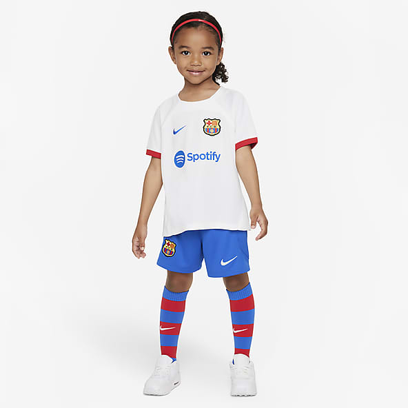 partícula Una vez más Flotar Camisetas y equipaciones del Barcelona FC para niños/as 2023/24. Nike ES