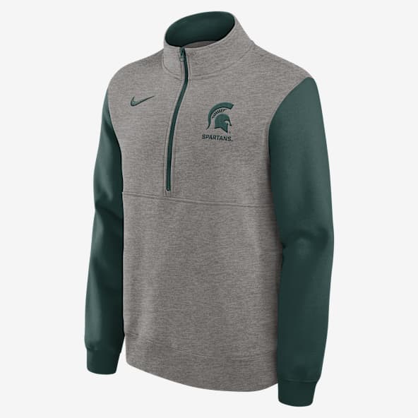 Michigan State Club Men's Nike College 1/2-Zip Crew