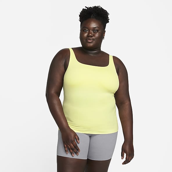 Mujer Amarillo Playeras y Nike US