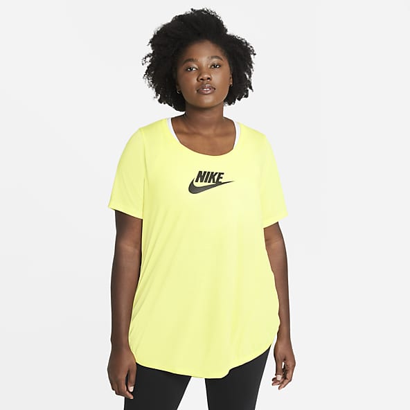nike yellow shirt womens