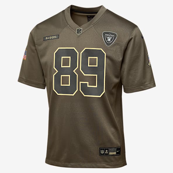 Brock Bowers Las Vegas Raiders Salute to Service Big Kids’ Nike NFL Game Jersey