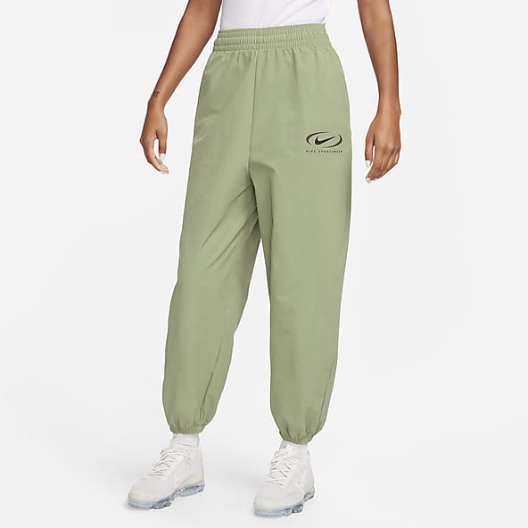 Nike Sportswear Rally Metallic Pants - Green, AJ0094-399